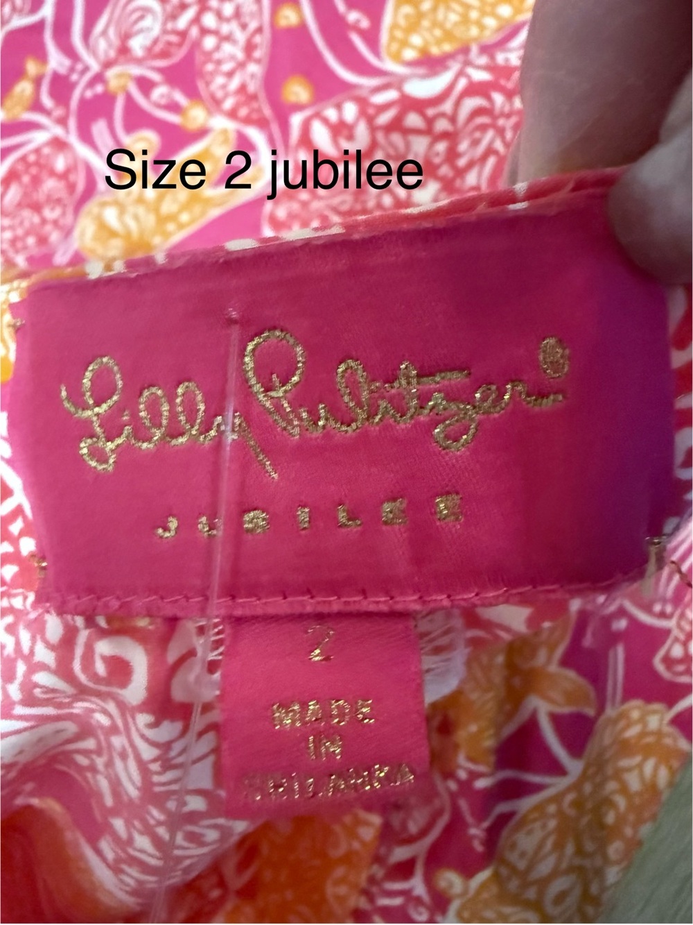 Lilly Pulitzer Jubilee Pink & Orange Printed Pants